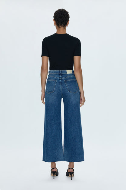 Lana High Rise Ultra Wide Jean - Palladium