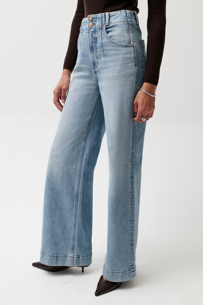 Lana High Rise Ultra Wide Leg Jean - Terrace
