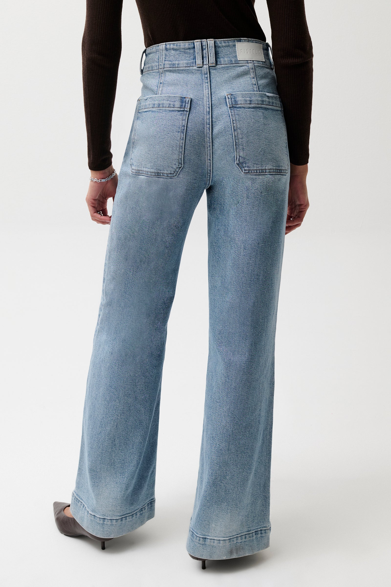Lana High Rise Ultra Wide Leg Jean - Terrace – Pistola Denim