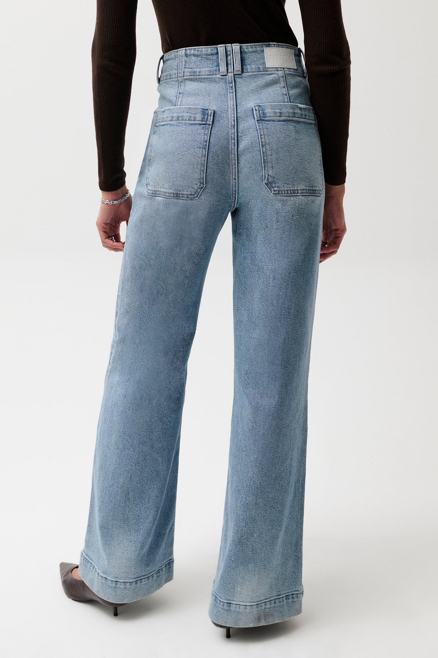 Lana High Rise Ultra Wide Leg Jean - Terrace