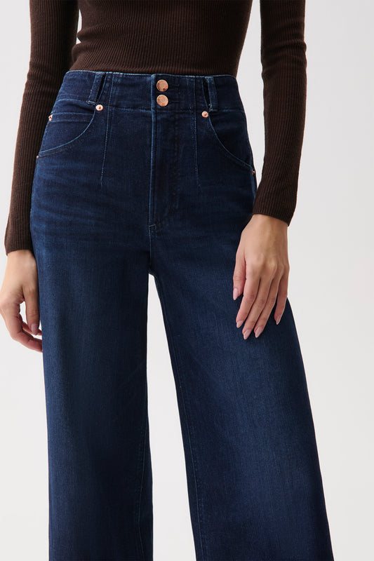 Lana High Rise Ultra Wide Leg Jean - Starstruck