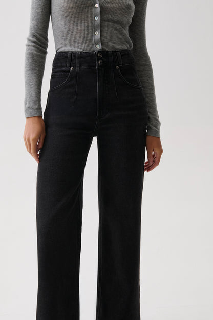 Lana High Rise Ultra Wide Leg Jean - Jetset