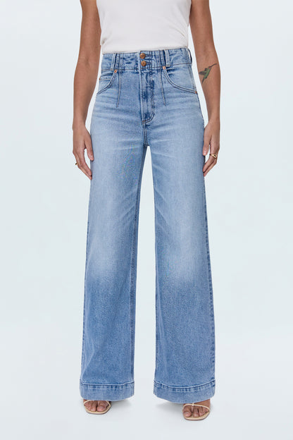 Lana High Rise Ultra Wide Leg Jean - Terrace