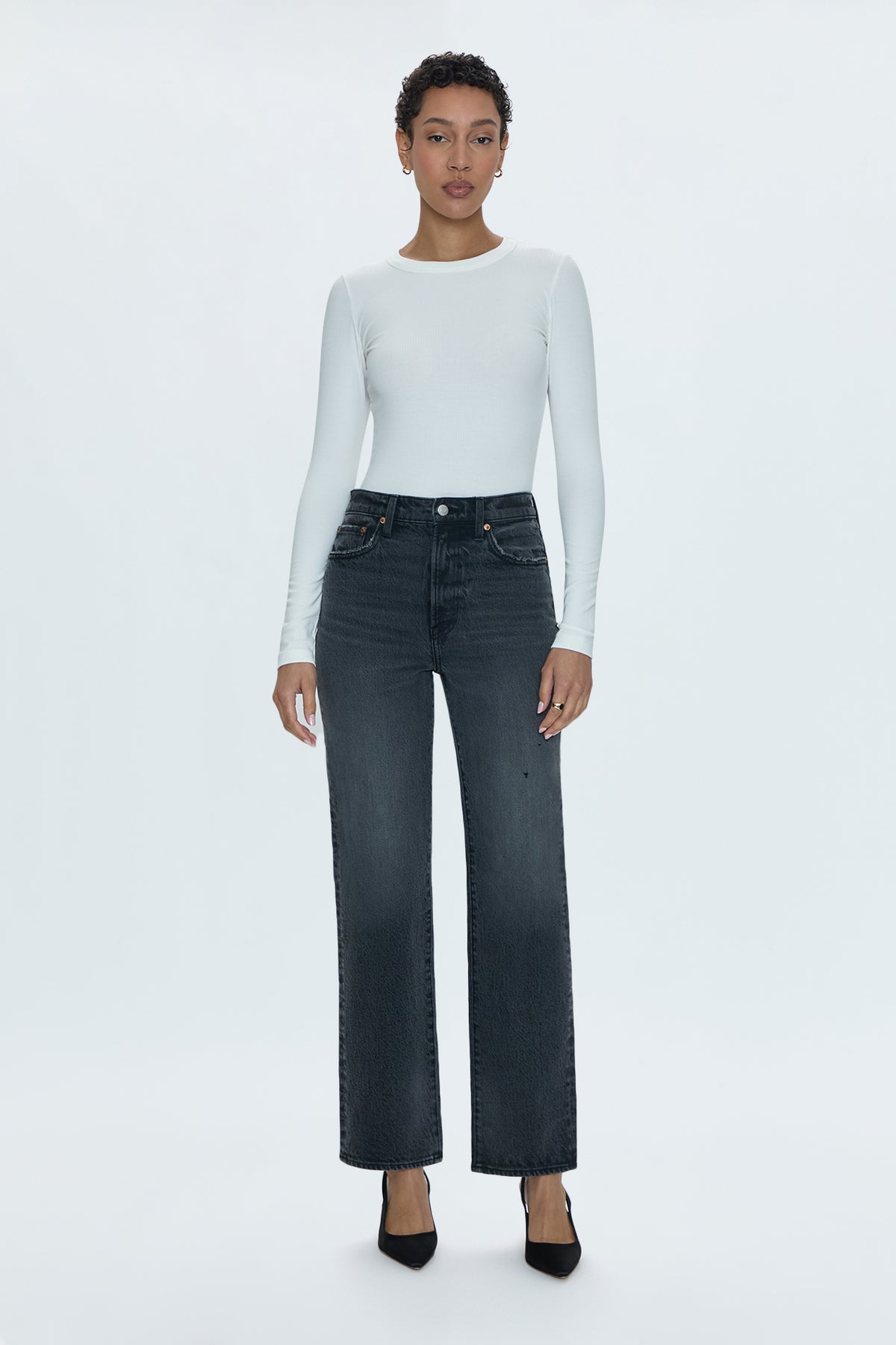 Cassie Super High Rise Straight Jean - After Hours Vintage