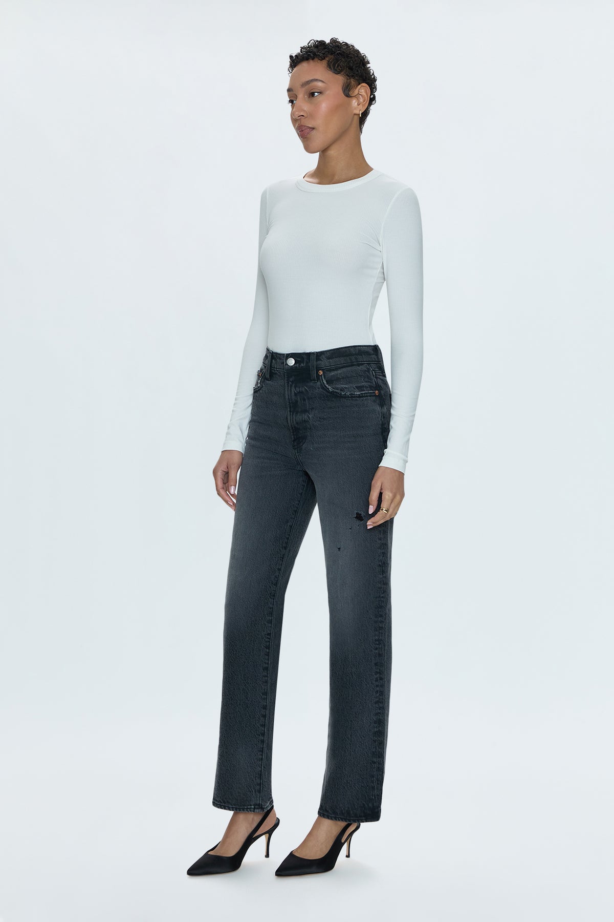 Cassie Super High Rise Straight Jean - After Hours Vintage