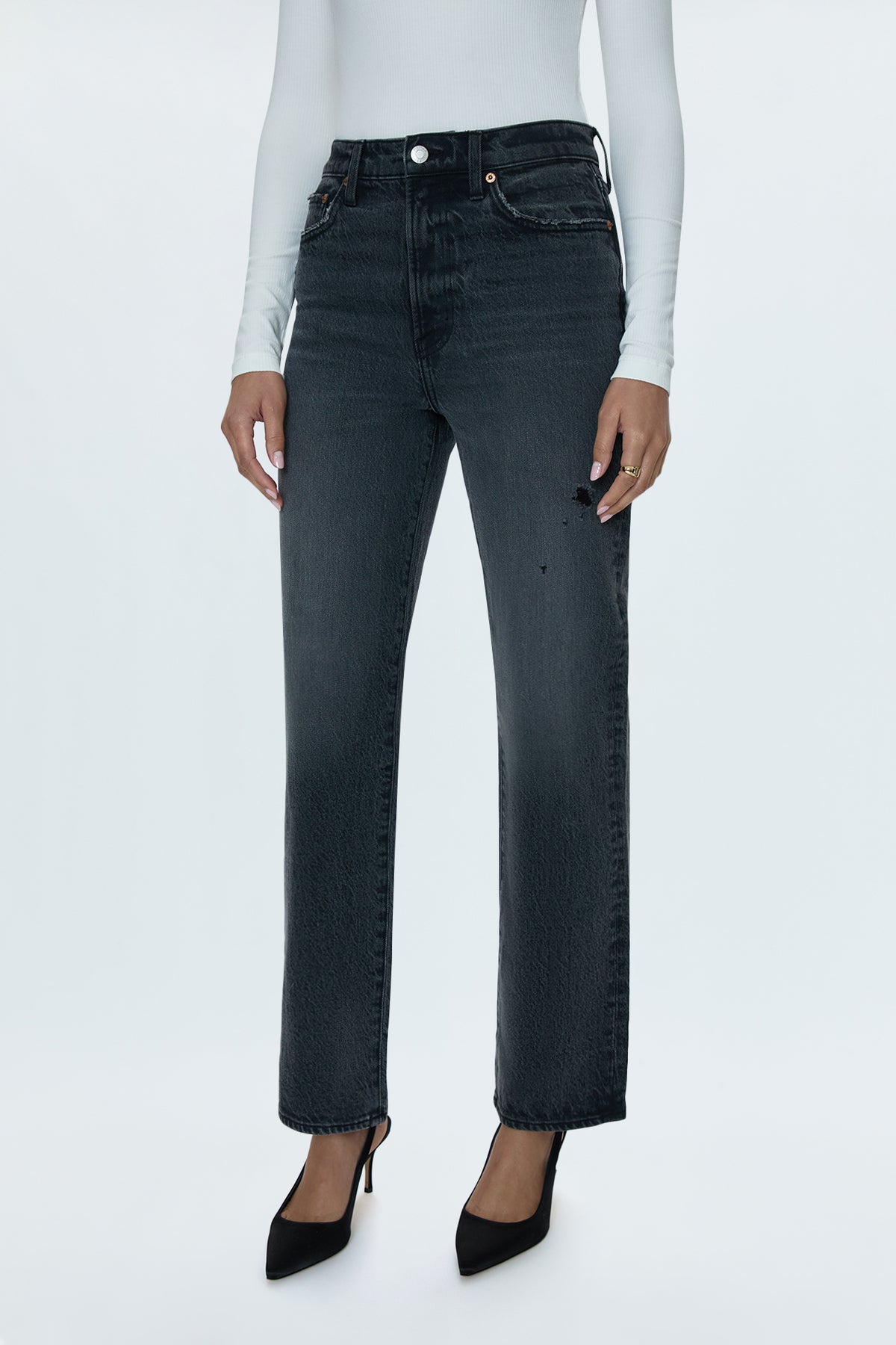 Cassie Super High Rise Straight Jean - After Hours Vintage
