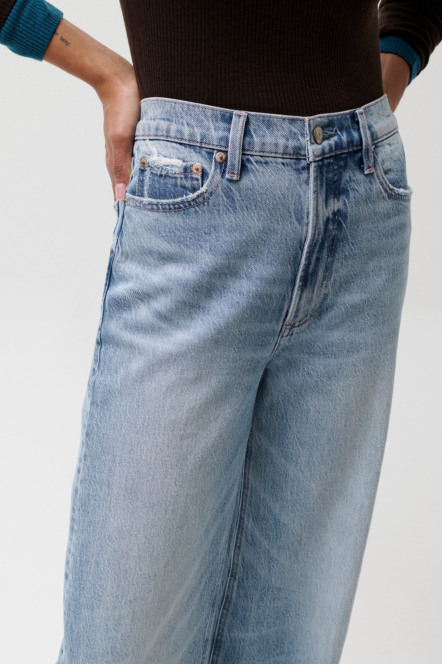 Lana High Rise Ultra Wide Leg Jean - Break