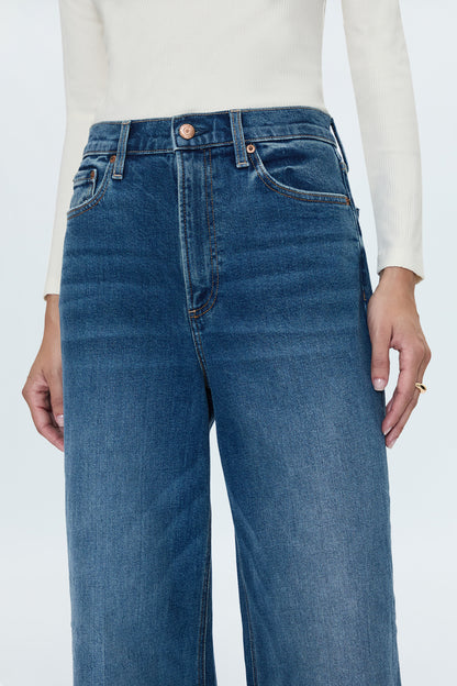 Lana High Rise Ultra Wide Jean - Cider