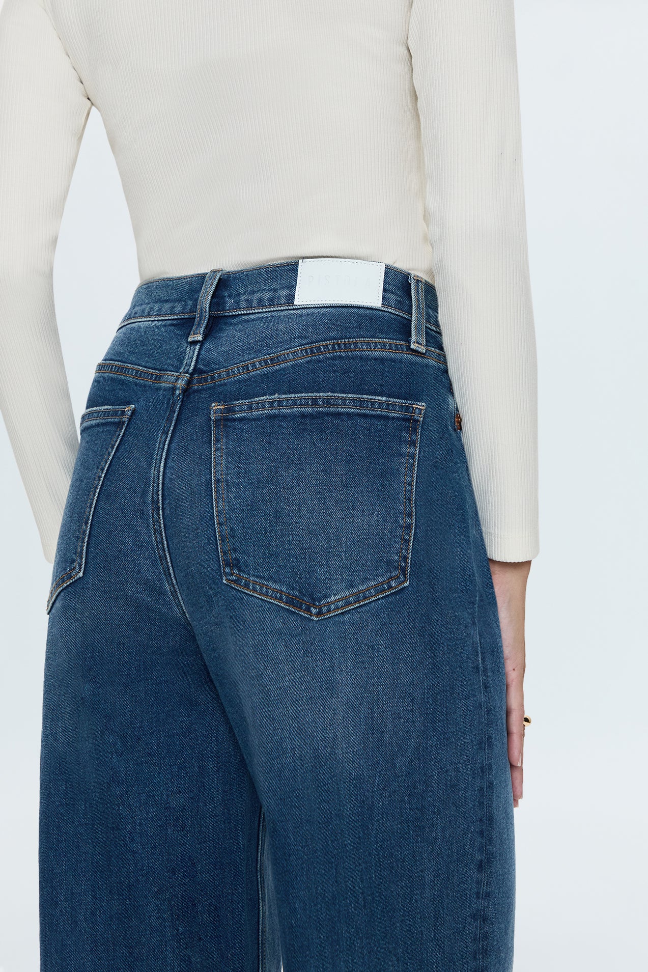 Lana High Rise Ultra Wide Jean - Cider