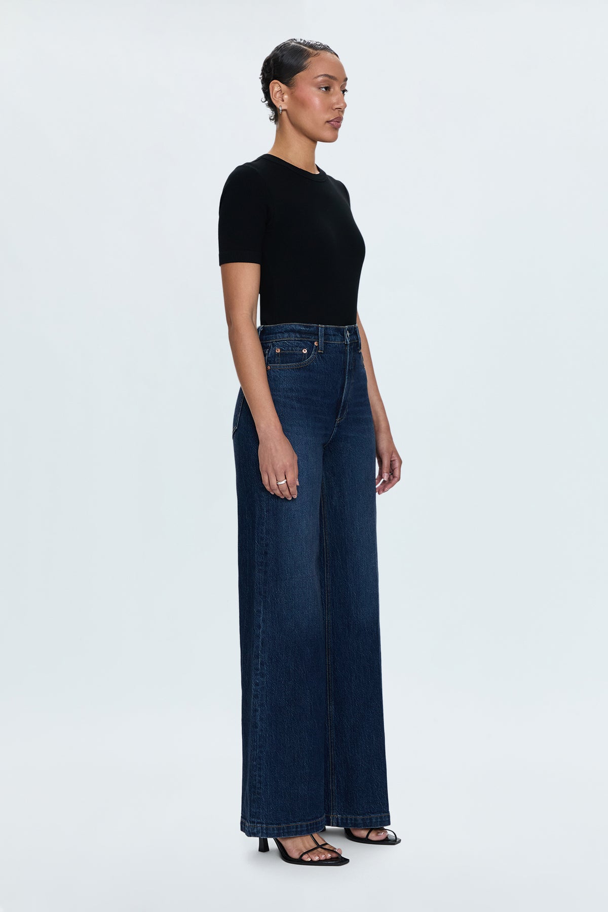Lana High Rise Ultra Wide Jean - Elevation