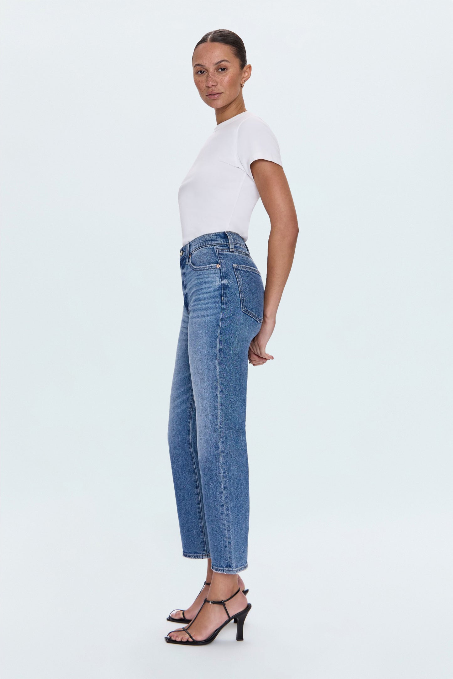 Ally High Rise Ankle Boot Jean - Charleston