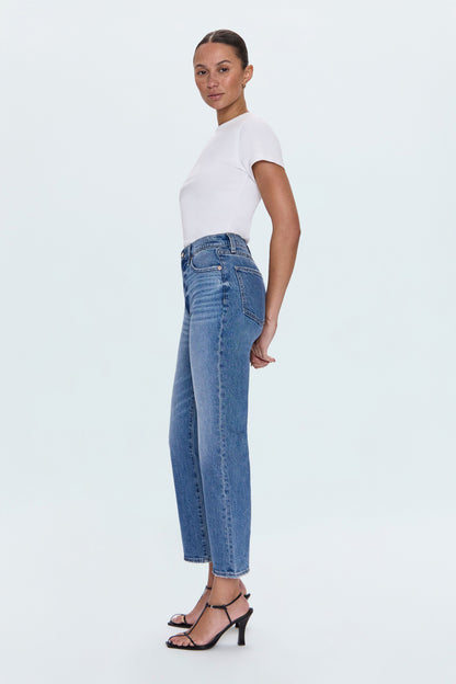 Ally High Rise Ankle Boot Jean - Charleston