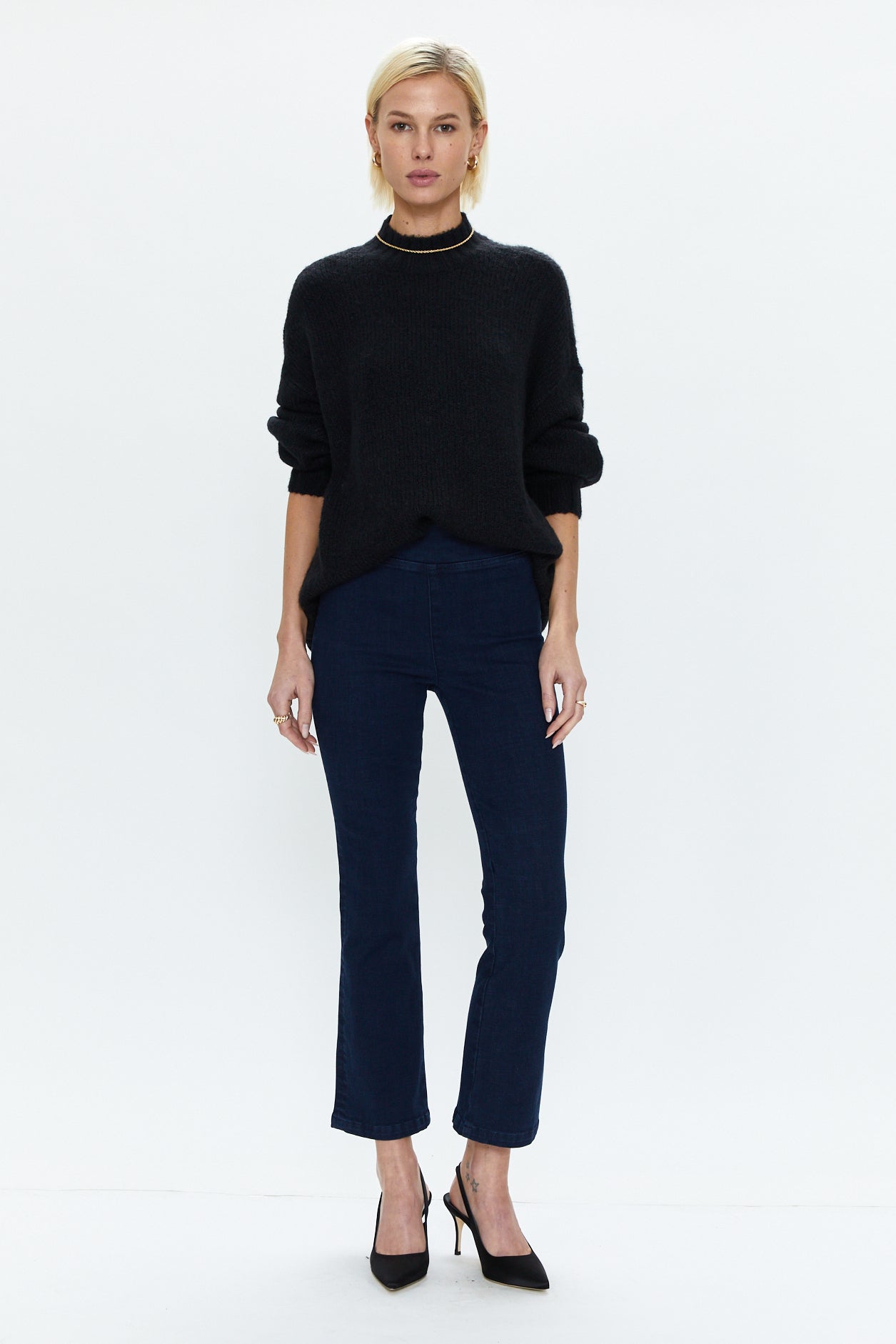 Lennon All Day High Rise Crop Boot - Posh