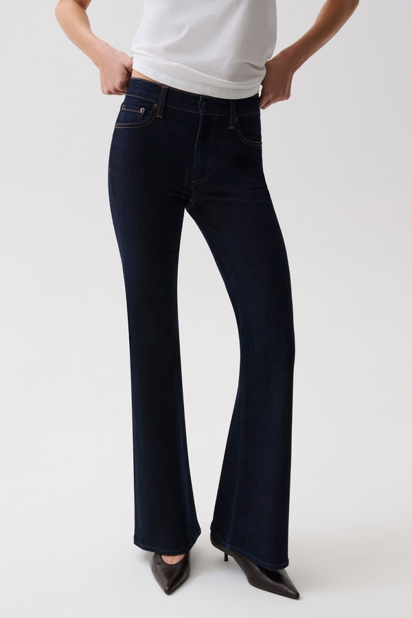 Kinsley Mid Rise Ultra Flare - Night Flight