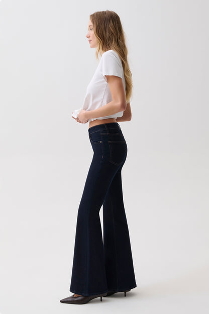Kinsley Mid Rise Ultra Flare - Night Flight