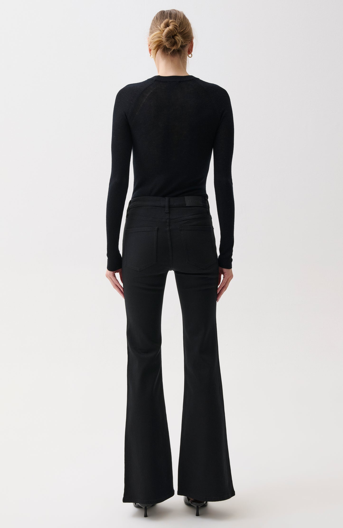 Kinsley Mid Rise Ulta Flare - Noir