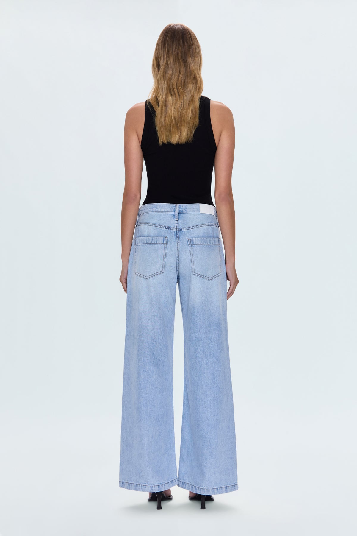 Jadyn Low Slung Palazzo Jean - Chateau
