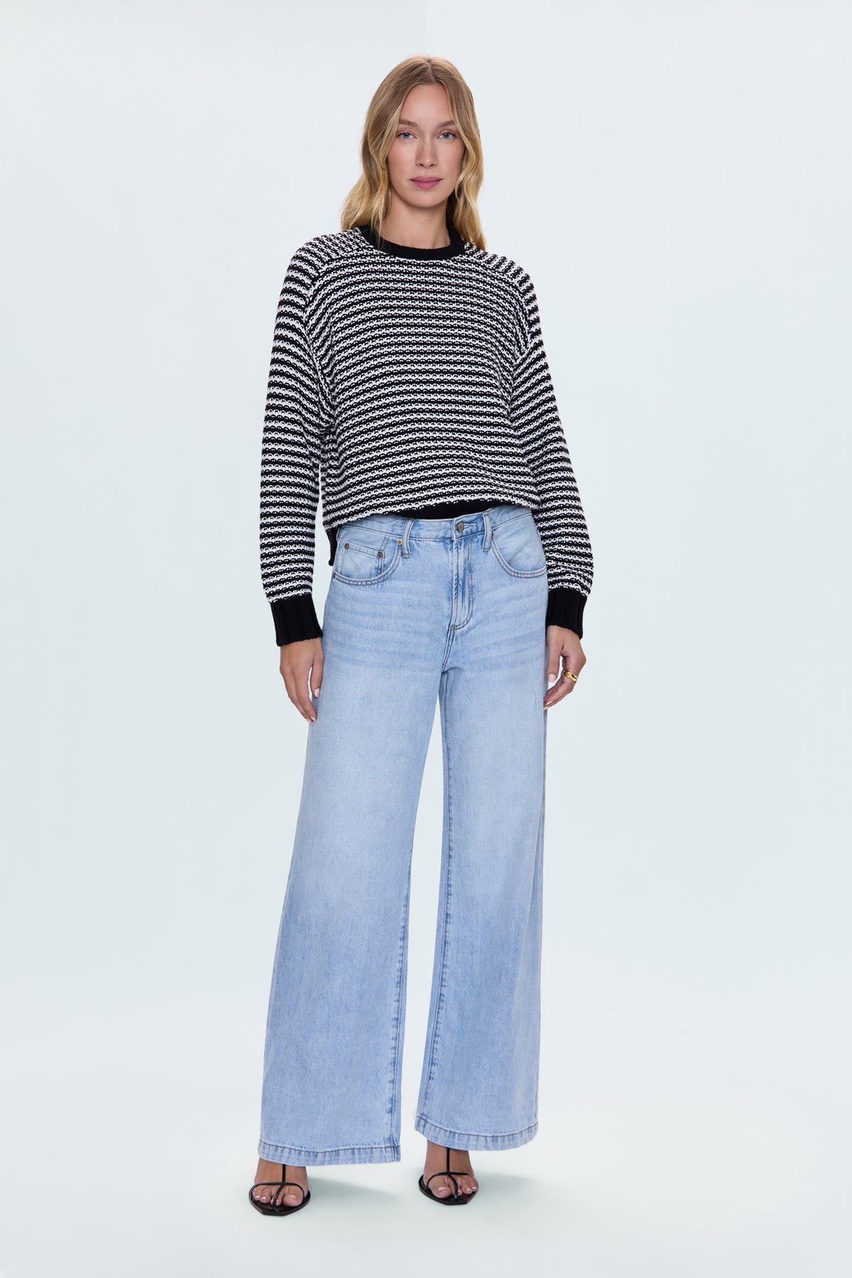 Jadyn Low Slung Palazzo Jean - Chateau