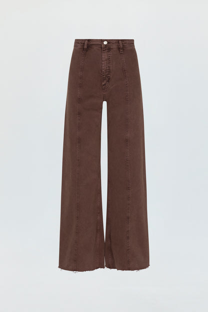 Penny High Rise Wide Jean -  Dark Roast