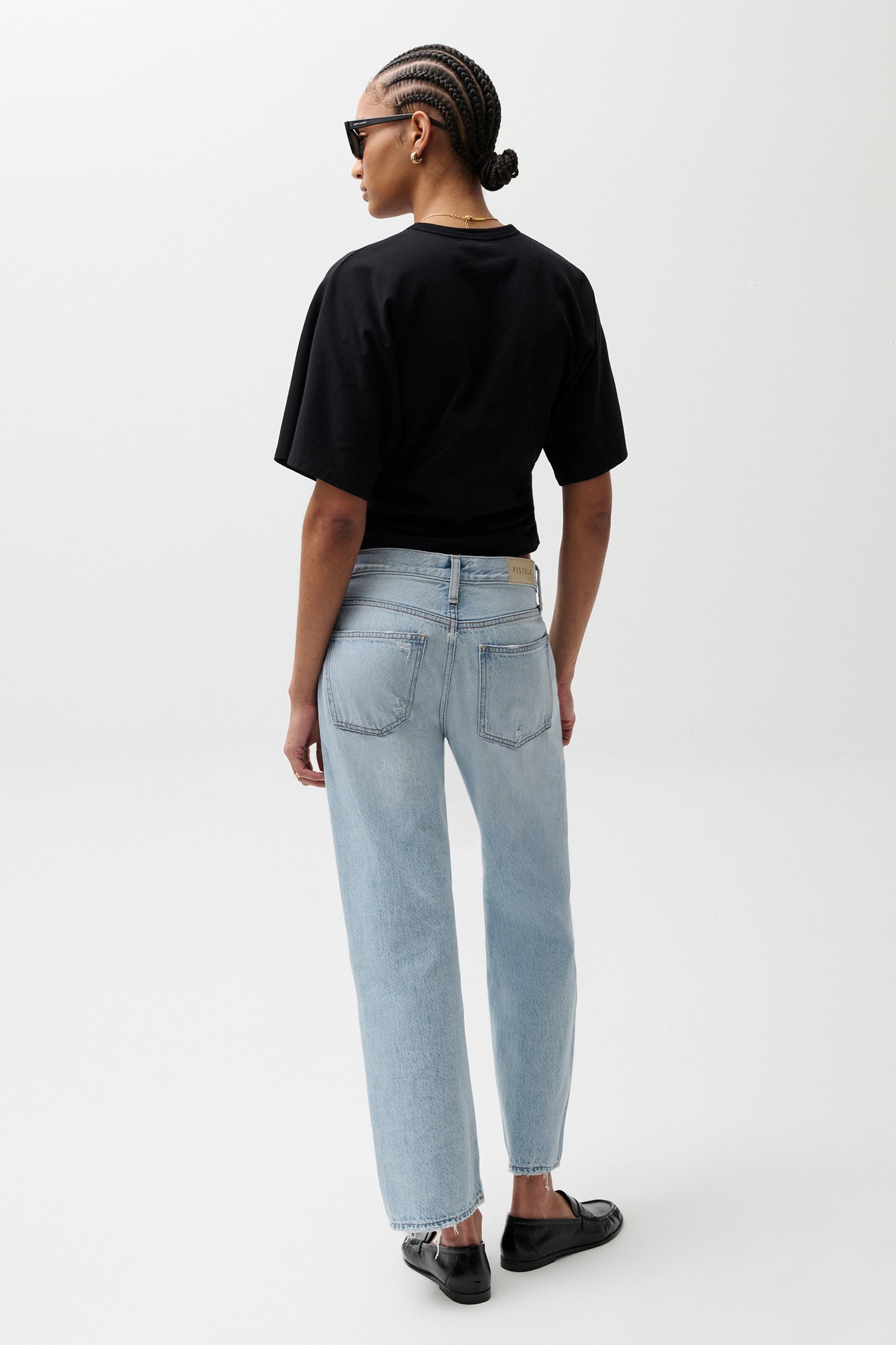 Lexi Mid Rise Bowed Straight - Dolce Vita Vintage