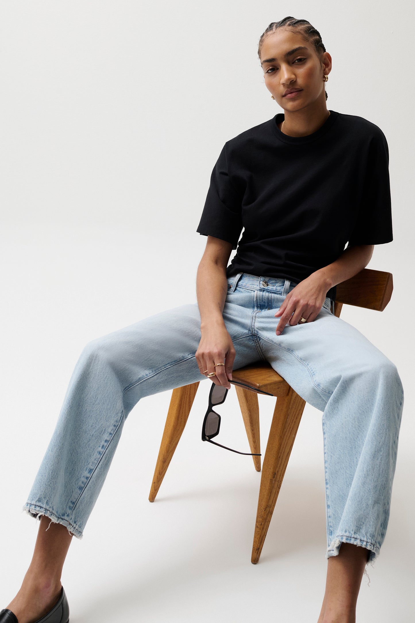 Lexi Mid Rise Bowed Straight - Dolce Vita Vintage