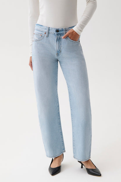 PETITE Lexi Mid Rise Bowed Straight - Dolce Vita Vintage