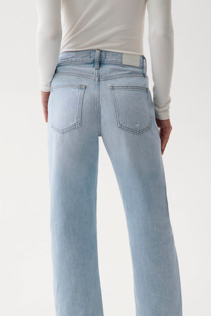 PETITE Lexi Mid Rise Bowed Straight - Dolce Vita Vintage