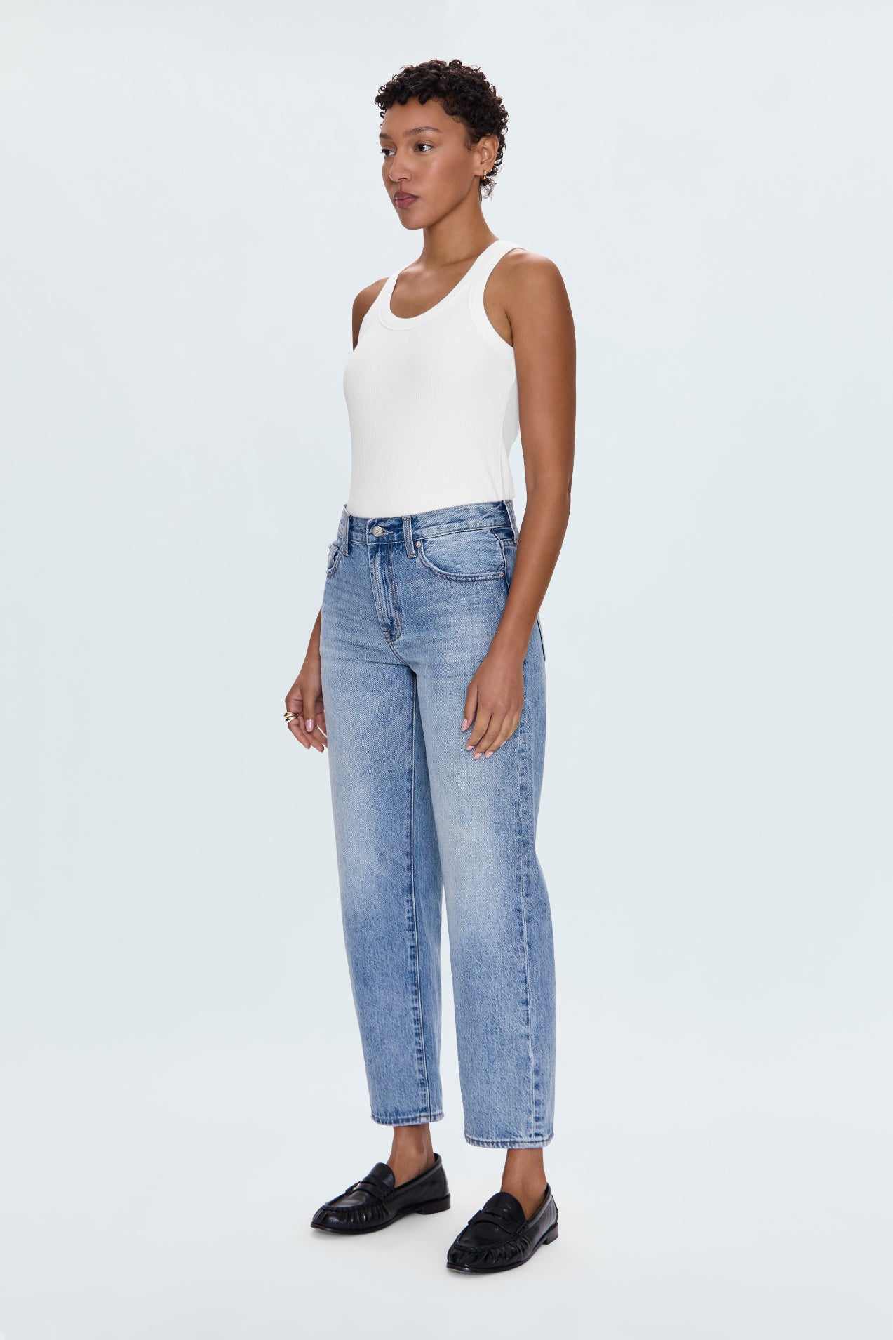 Jett High Rise Bowed Straight