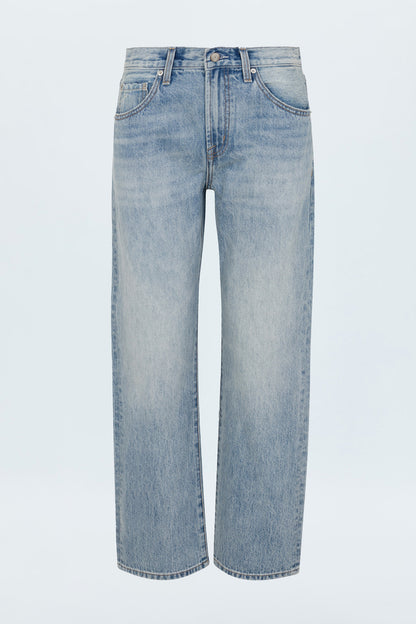 PETITE Lexi Mid Rise Bowed Straight Jean- Bowie