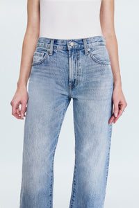 Lexi Mid Rise Bowed Straight - Bowie