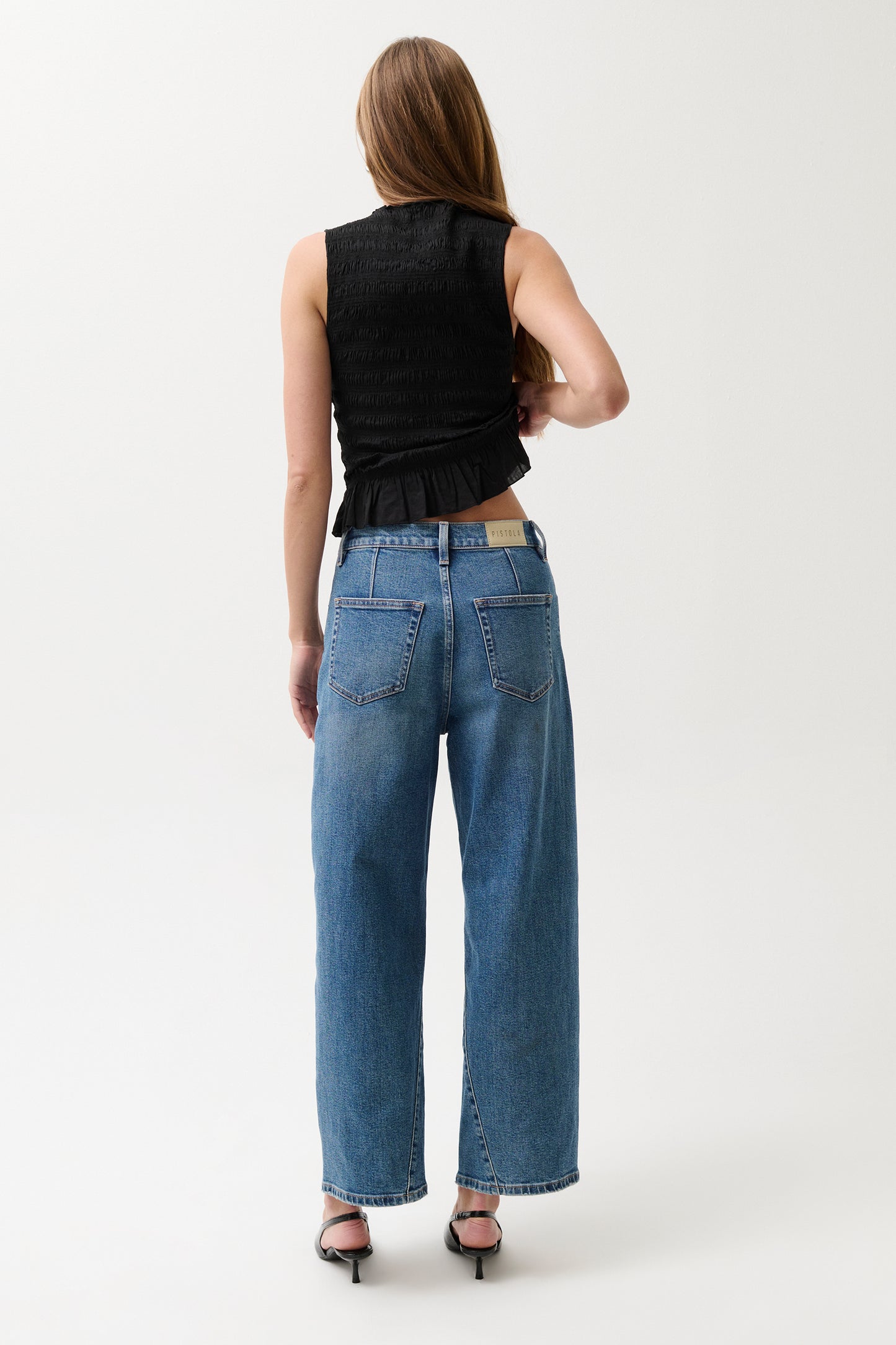 Kyra High Rise Bowed Ankle - Soho