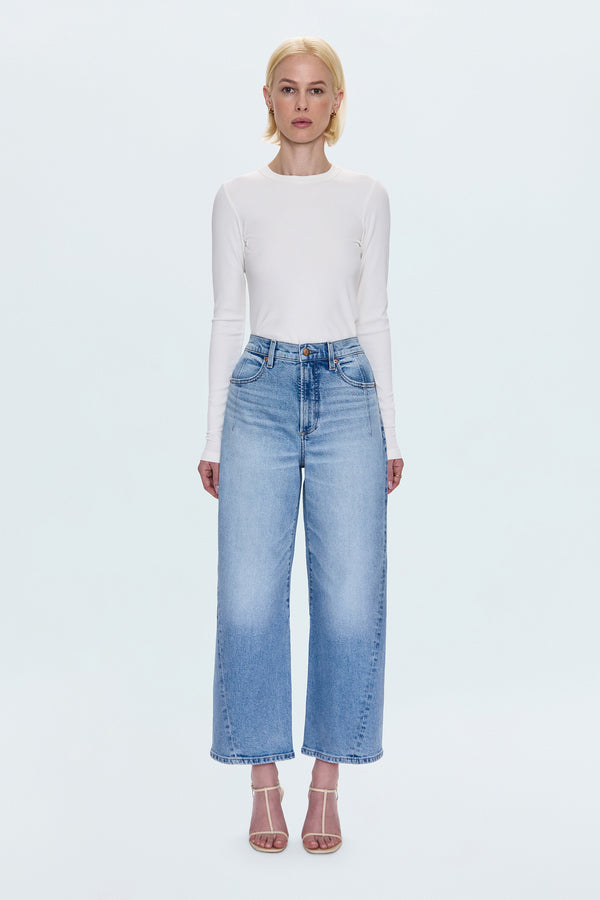 Kyra High Rise Bowed Ankle - Terrace