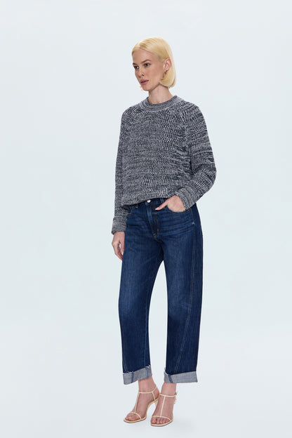 Kacey Mid Rise Cuffed Straight Jean - Cultivate
