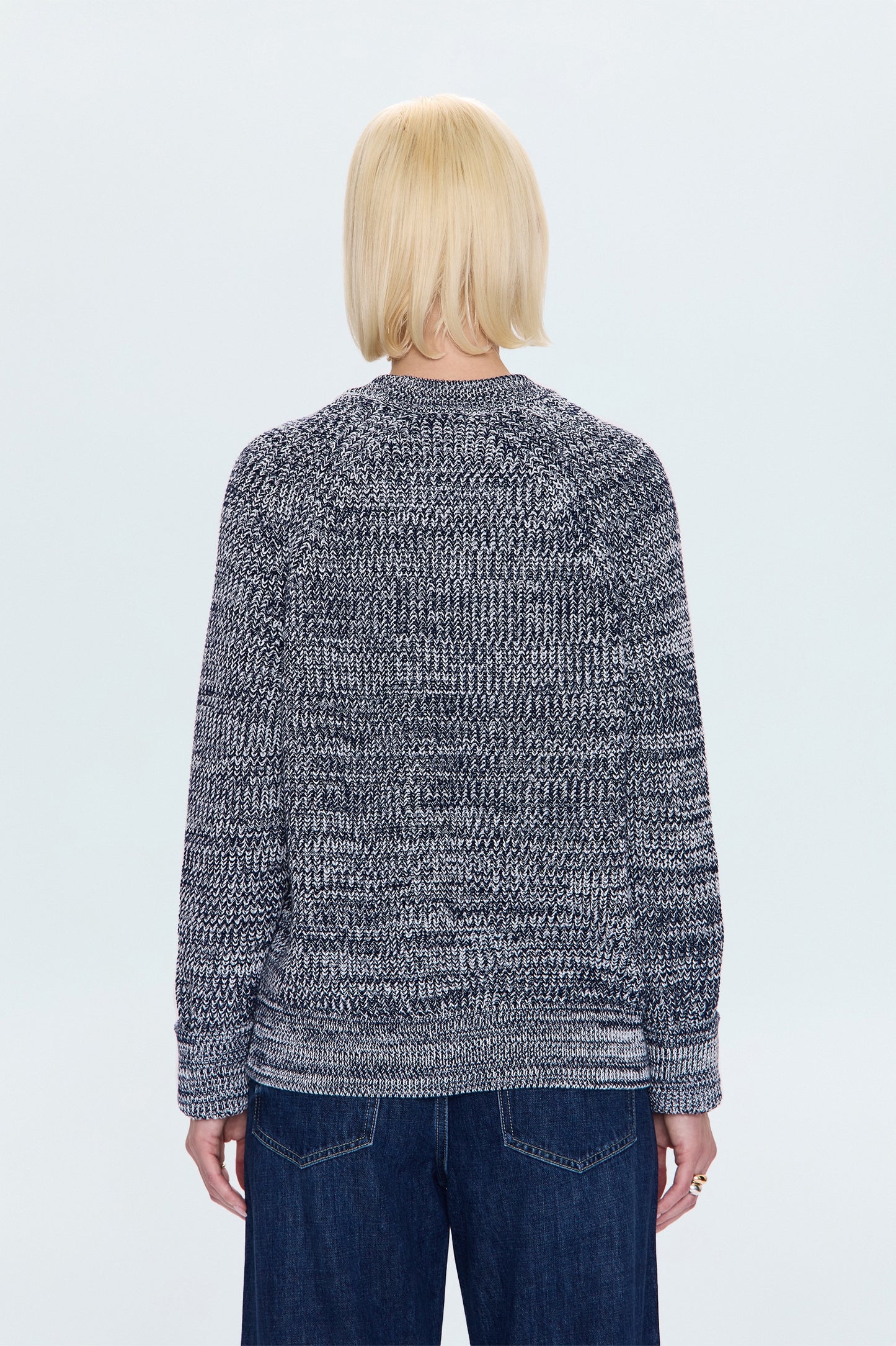 Edie Sweater - Navy Marl