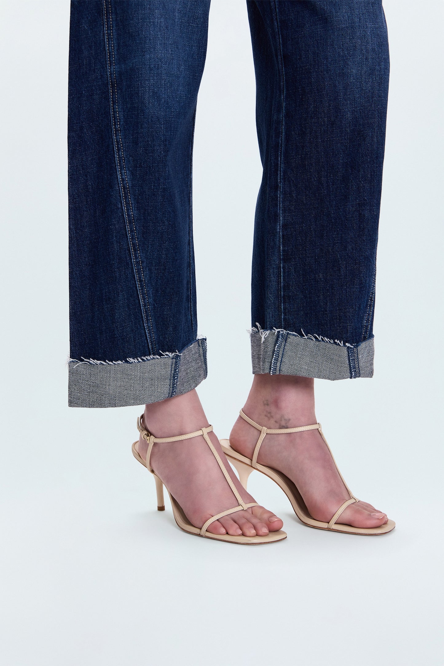 Kacey Mid Rise Cuffed Straight Jean - Cultivate
