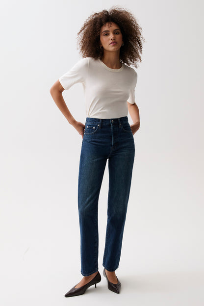 Cassie Super High Rise Straight - Polaris