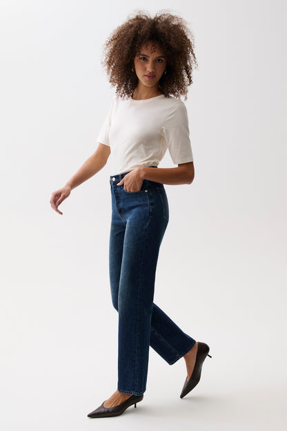 Cassie Super High Rise Straight - Polaris