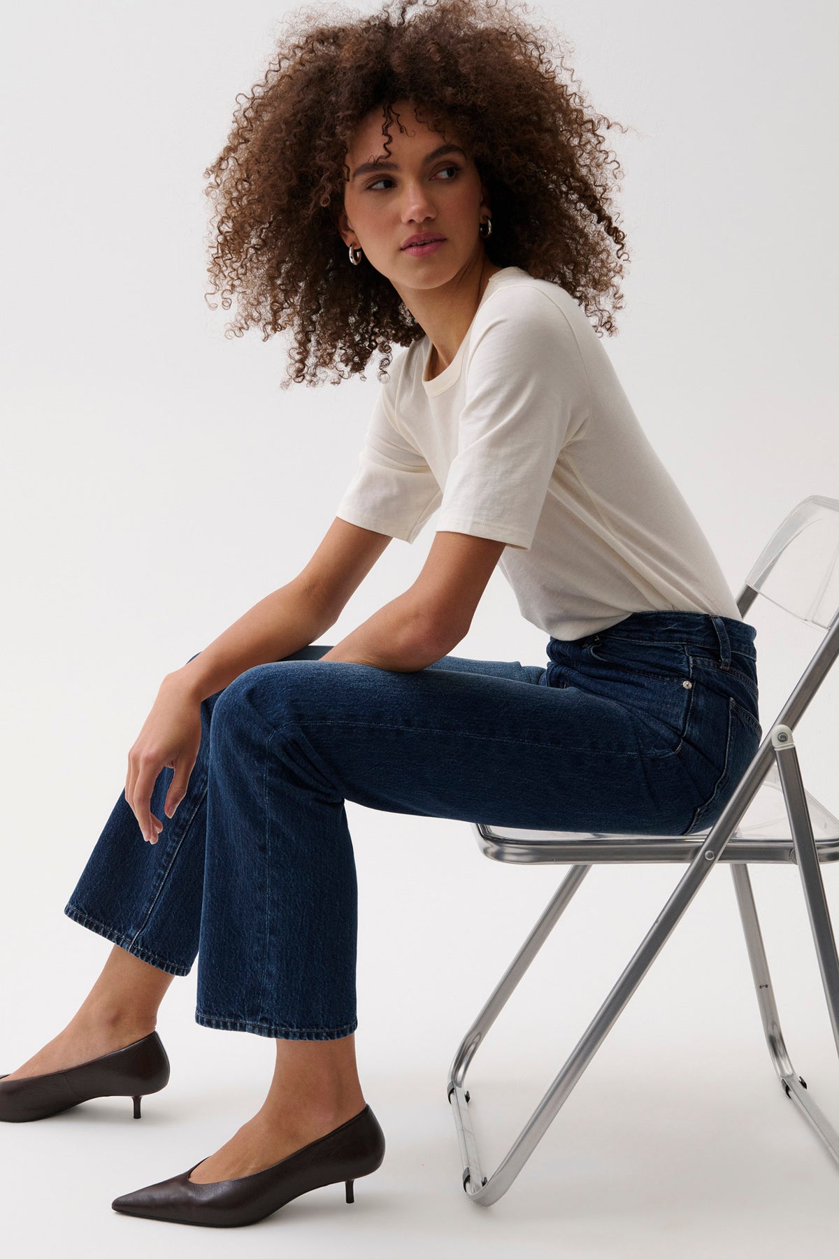 Cassie Super High Rise Straight - Polaris