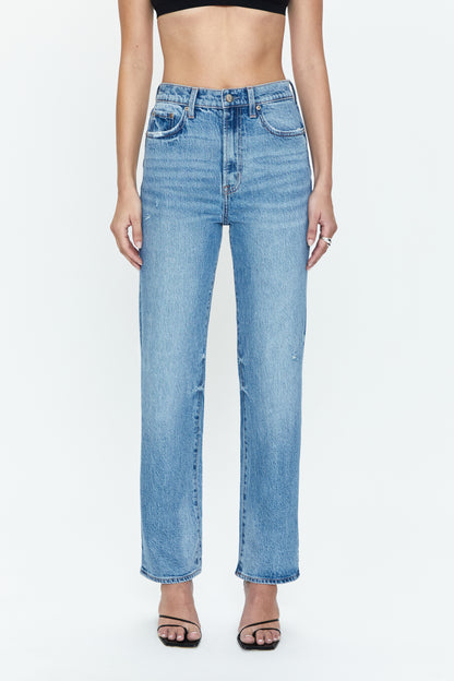 Cassie Super High Rise Straight Jean - Hilltop Vintage
