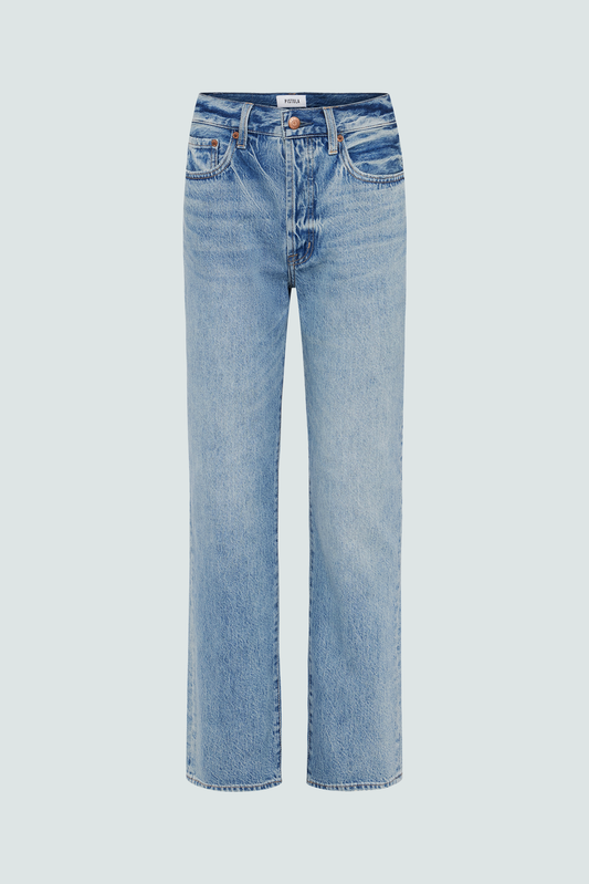 PETITE Cassie Super High Rise Straight Jean - Bramble