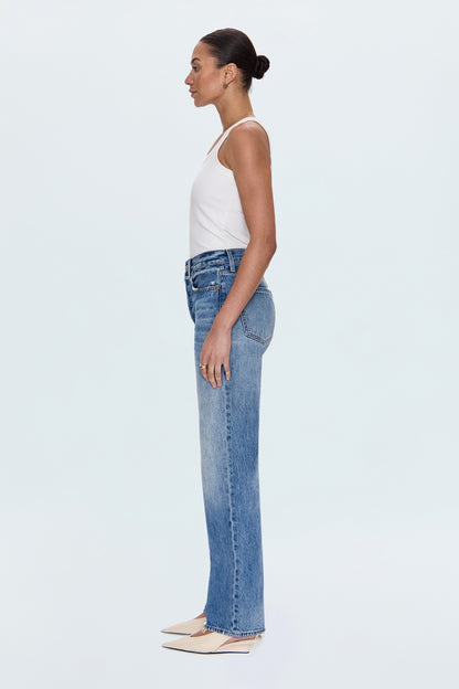 Cassie Super High Rise Straight Jean - Serpentine Vintage