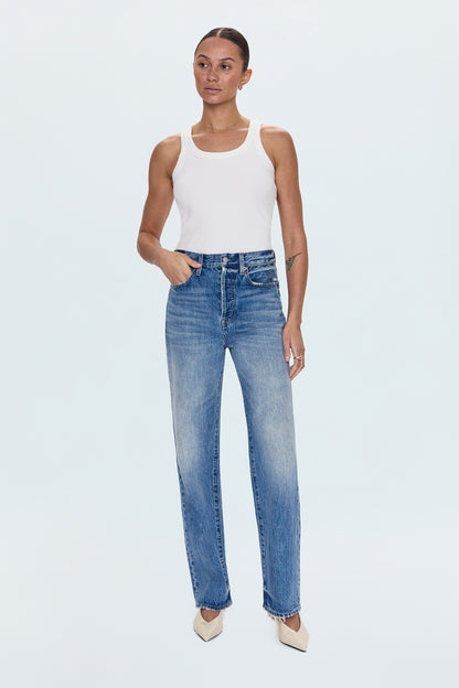 PETITE Cassie Super High Rise Straight - Serpentine Vintage