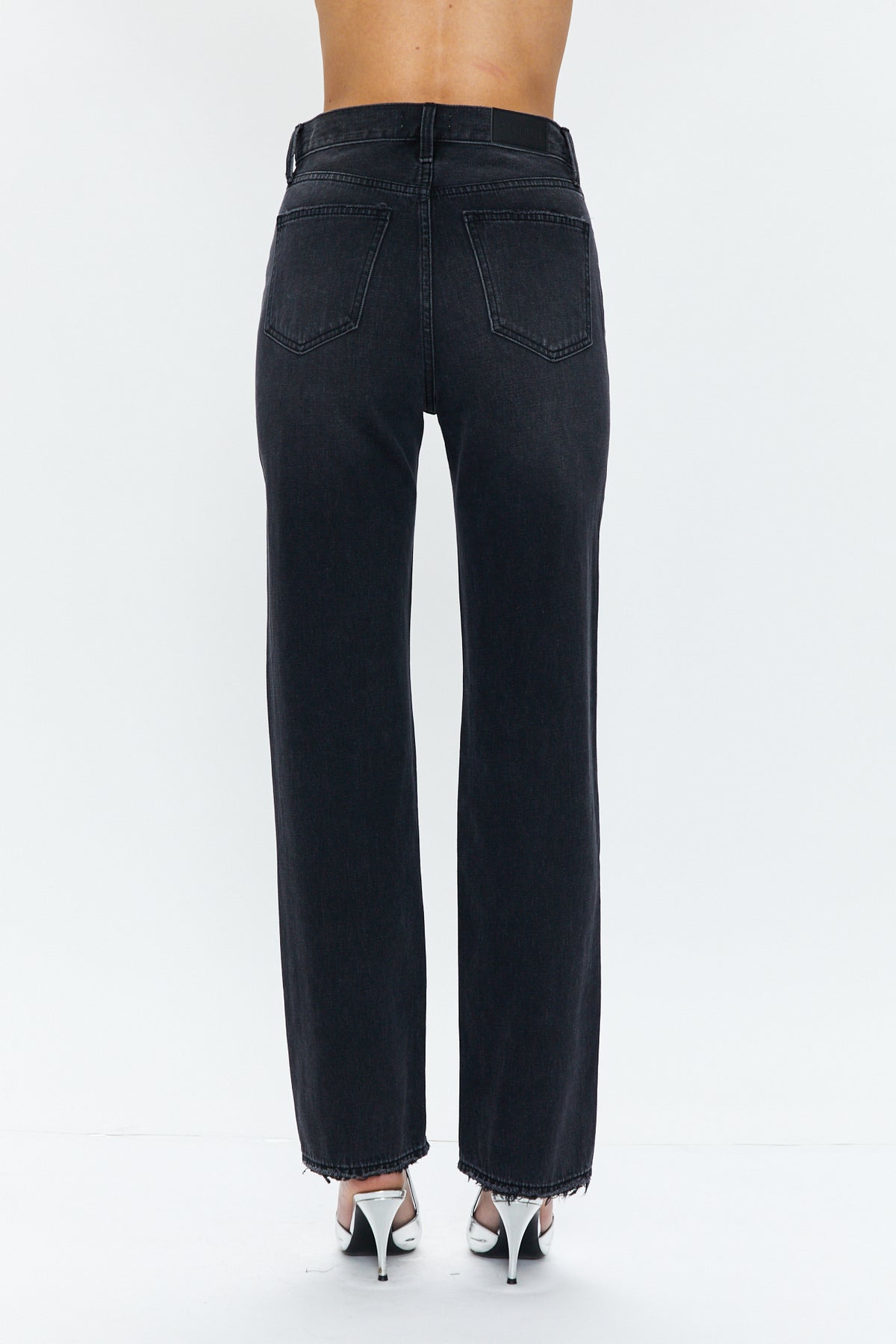 Cassie Super High Rise Straight - Pepper Vintage
