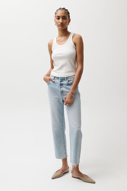 Cassie Super High Rise Straight Jean - Radiant Vintage