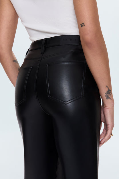 Cassie Super High Rise Straight Pant - Onyx