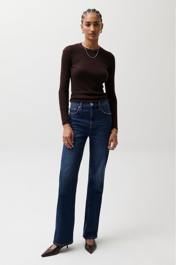 PETITE Evie High Rise Slim Boot - Penthouse