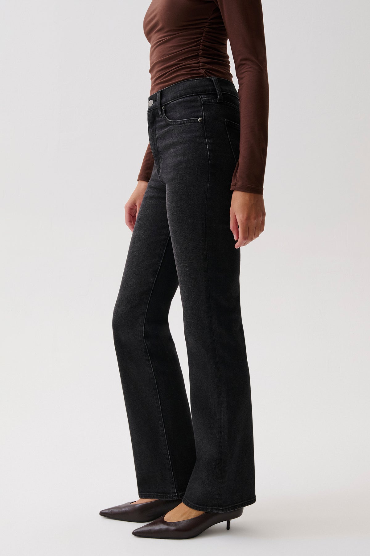 Evie High Rise Slim Bootcut - Jetset