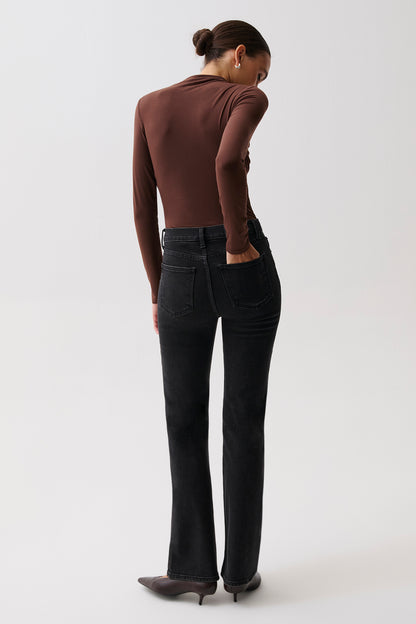 Evie High Rise Slim Bootcut - Jetset