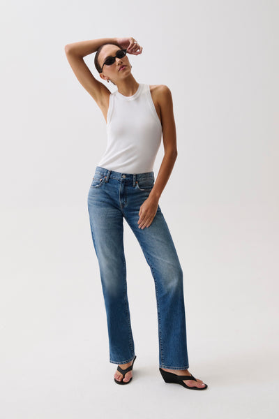 Issa Mid Rise Relaxed Straight Jean - Sorensen – Pistola Denim