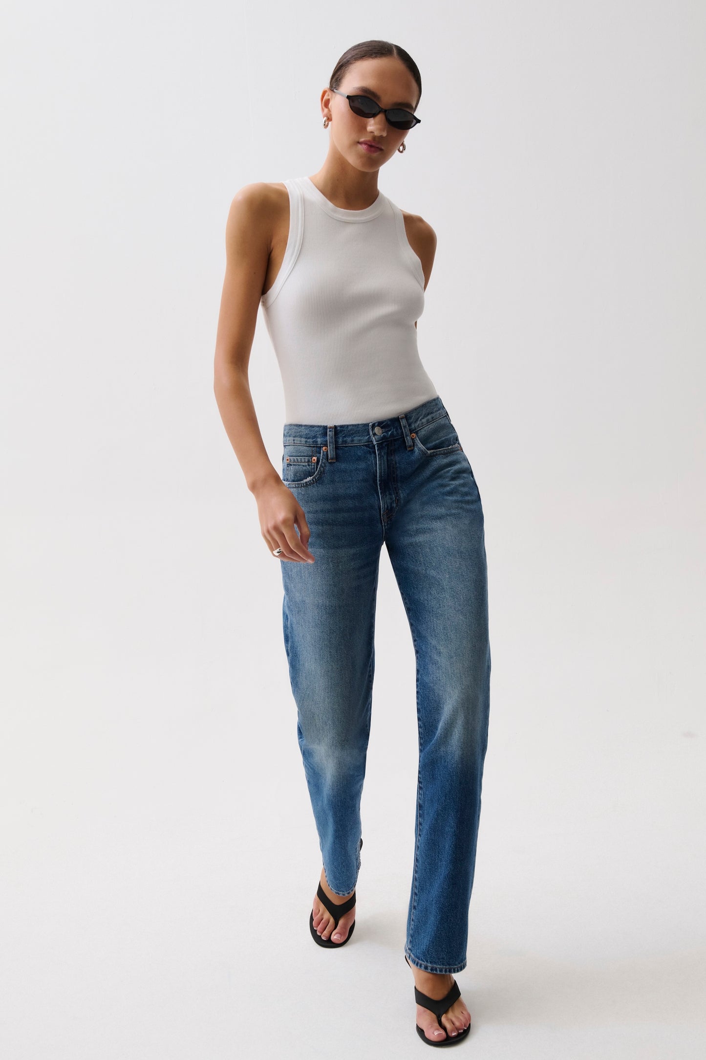 Issa Mid Rise Relaxed Straight Jean - Sorensen